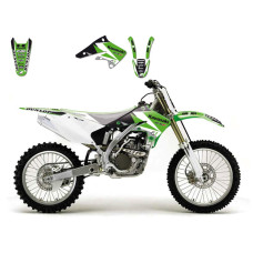 НАКЛЕЙКИ НАБОР Blackbird Racing (43024217) KX-F DR 250 чёрный зелёный белый набор(комплект) 3 DREAM 3 //