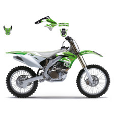 НАКЛЕЙКИ НАБОР Blackbird Racing (43024222) KX-F DR 450 чёрный зелёный белый набор(комплект) 3 DREAM 3 //