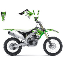 НАКЛЕЙКИ НАБОР Blackbird Racing (43024228) KX-F DR 450 чёрный зелёный белый набор(комплект) 3 DREAM 3 //