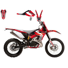 НАКЛЕЙКИ НАБОР Blackbird Racing (43024252) DR чёрный белый красный набор(комплект) 3 EC/ECF DREAM 3 //