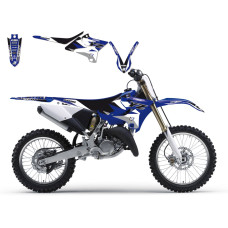 НАКЛЕЙКИ + ЧЕХОЛ СИДУШКИ Blackbird Racing (43024282) YZ чёрный белый синий набор(комплект) 1/2 DREAM 3 GRAPHIC + //