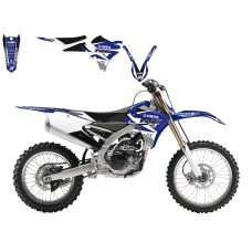 НАКЛЕЙКИ + ЧЕХОЛ СИДУШКИ Blackbird Racing (43024284) YZ 85 чёрный белый синий набор(комплект) DREAM 3 GRAPHIC + //