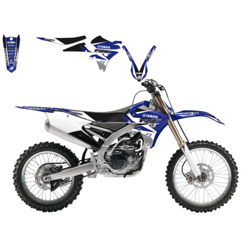 НАКЛЕЙКИ + ЧЕХОЛ СИДУШКИ Blackbird Racing (43024284) YZ 85 чёрный белый синий набор(комплект) DREAM 3 GRAPHIC + //