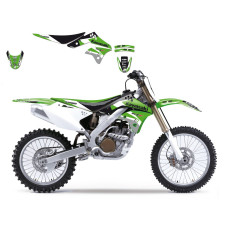 НАКЛЕЙКИ + ЧЕХОЛ СИДУШКИ Blackbird Racing (43024638) KX-F чёрный зелёный белый набор(комплект) DREAM 3 GRAPHIC + //
