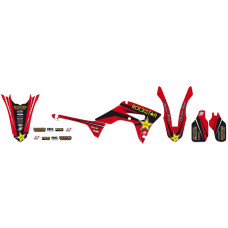 НАКЛЕЙКИ НАБОР Blackbird Racing (43025051) CR-F(R) жёлтый чёрный красный набор(комплект) RSTAR ROCKSTAR ENERGY //