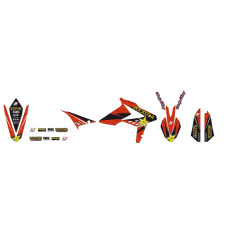 НАКЛЕЙКИ НАБОР Blackbird Racing (43025088) жёлтый чёрный красный набор(комплект) RSTAR BETA RR ROCKSTAR ENERGY //