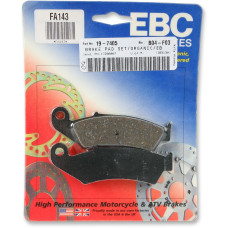 ТОРМОЗНЫЕ КОЛОДКИ Ebc (17200007) ORGANIC FA143 FA SERIES ORGANIC