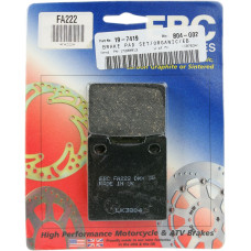 ТОРМОЗНЫЕ КОЛОДКИ Ebc (17200013) ORGANIC FA222 FA SERIES ORGANIC