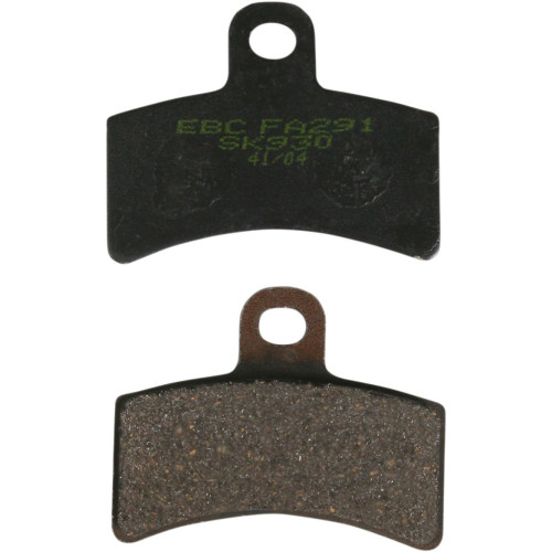ТОРМОЗНЫЕ КОЛОДКИ Ebc (17200015) ORGANIC FA291 FA SERIES ORGANIC