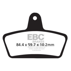 ТОРМОЗНЫЕ КОЛОДКИ Ebc (17200274) ORGANIC STREET FA SERIES ORGANIC