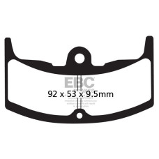 ТОРМОЗНЫЕ КОЛОДКИ Ebc (17200283) ORGANIC STREET FA SERIES ORGANIC