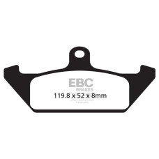 ТОРМОЗНЫЕ КОЛОДКИ Ebc (17200288) ORGANIC STREET FA SERIES ORGANIC