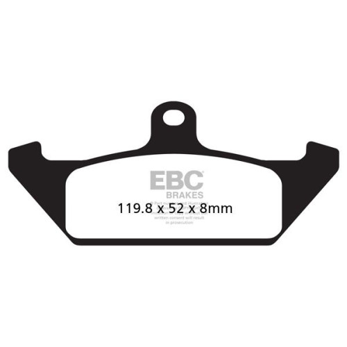 ТОРМОЗНЫЕ КОЛОДКИ Ebc (17200288) ORGANIC STREET FA SERIES ORGANIC
