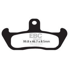 ТОРМОЗНЫЕ КОЛОДКИ Ebc (17200289) ORGANIC STREET FA SERIES ORGANIC
