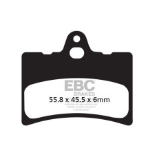 ТОРМОЗНЫЕ КОЛОДКИ Ebc (17200290) ORGANIC STREET FA SERIES ORGANIC