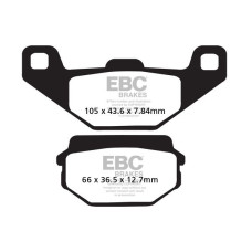 ТОРМОЗНЫЕ КОЛОДКИ Ebc (17200295) ORGANIC STREET FA SERIES ORGANIC