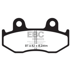 ТОРМОЗНЫЕ КОЛОДКИ Ebc (17200390) ORGANIC SFA SERIES ORGANIC