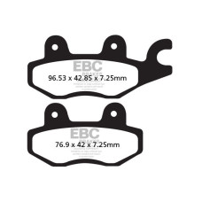 ТОРМОЗНЫЕ КОЛОДКИ Ebc (17200402) ORGANIC SFA SERIES ORGANIC
