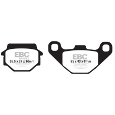 ТОРМОЗНЫЕ КОЛОДКИ Ebc (17200404) карбон SFAC SERIES FIBER