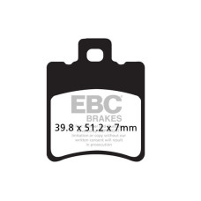 ТОРМОЗНЫЕ КОЛОДКИ Ebc (17200416) карбон SFAC SERIES FIBER