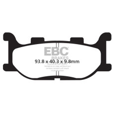 ТОРМОЗНЫЕ КОЛОДКИ Ebc (17200420) карбон SFAC SERIES FIBER