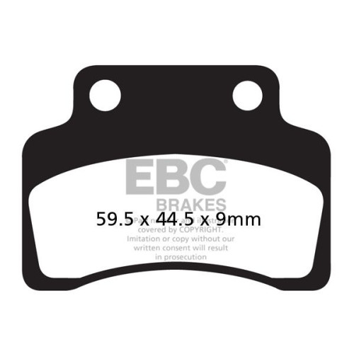 ТОРМОЗНЫЕ КОЛОДКИ Ebc (17200422) карбон SFAC SERIES FIBER