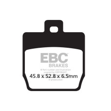 ТОРМОЗНЫЕ КОЛОДКИ Ebc (17200428) карбон SFAC SERIES FIBER