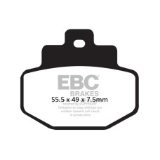 ТОРМОЗНЫЕ КОЛОДКИ Ebc (17200436) карбон SFAC SERIES FIBER