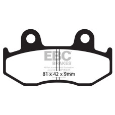 ТОРМОЗНЫЕ КОЛОДКИ Ebc (17200437) карбон SFAC SERIES FIBER