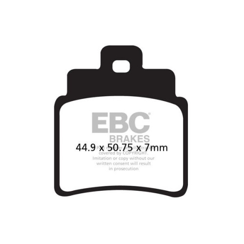 ТОРМОЗНЫЕ КОЛОДКИ Ebc (17200441) карбон SFAC SERIES FIBER