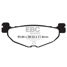 ТОРМОЗНЫЕ КОЛОДКИ Ebc (17200444) карбон SFAC SERIES FIBER