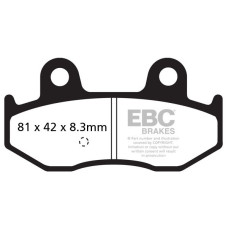 ТОРМОЗНЫЕ КОЛОДКИ Ebc (17200445) карбон SFAC SERIES FIBER