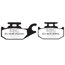 ТОРМОЗНЫЕ КОЛОДКИ Ebc (17200447) карбон SFAC SERIES FIBER