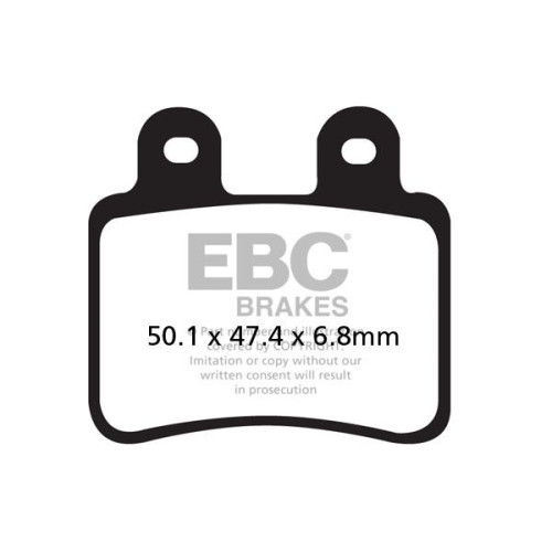 ТОРМОЗНЫЕ КОЛОДКИ Ebc (17200485) карбон ENDURO FA-TT SERIES FIBER