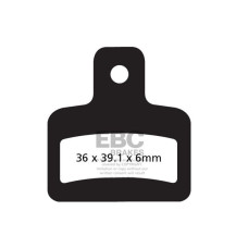 ТОРМОЗНЫЕ КОЛОДКИ Ebc (17200487) ORGANIC STREET FA SERIES ORGANIC