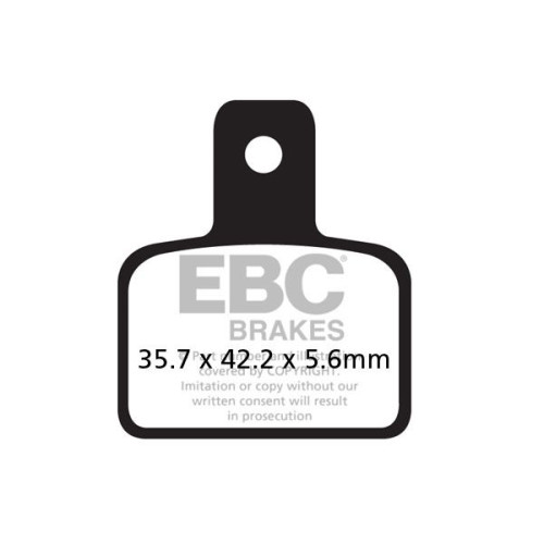 ТОРМОЗНЫЕ КОЛОДКИ Ebc (17200488) ORGANIC STREET FA SERIES ORGANIC