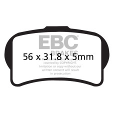 ТОРМОЗНЫЕ КОЛОДКИ Ebc (17200490) карбон ENDURO FA-TT SERIES FIBER