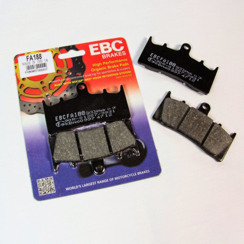 ТОРМОЗНЫЕ КОЛОДКИ Ebc (17200491) ORGANIC STREET FA SERIES ORGANIC