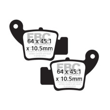 ТОРМОЗНЫЕ КОЛОДКИ Ebc (17200492) карбон ENDURO FA-TT SERIES FIBER