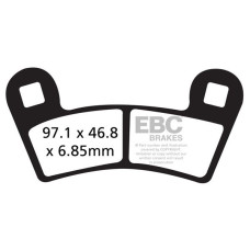 ТОРМОЗНЫЕ КОЛОДКИ Ebc (17200533) карбон ENDURO FA-TT SERIES FIBER