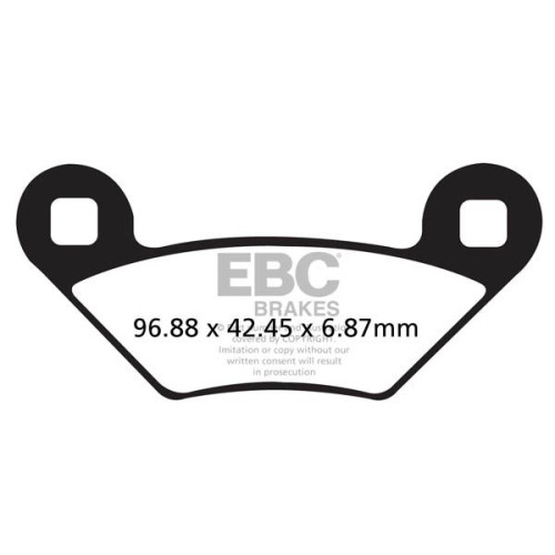 ТОРМОЗНЫЕ КОЛОДКИ Ebc (17200534) карбон ENDURO FA-TT SERIES FIBER