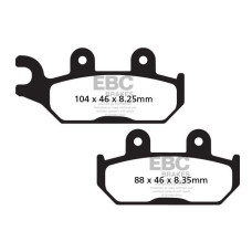 ТОРМОЗНЫЕ КОЛОДКИ Ebc (17200541) карбон ENDURO FA-TT SERIES FIBER