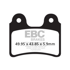 ТОРМОЗНЫЕ КОЛОДКИ Ebc (17200566) карбон ENDURO FA-TT SERIES FIBER