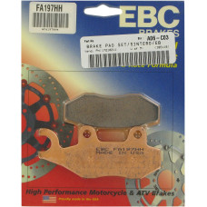 ТОРМОЗНЫЕ КОЛОДКИ Ebc (17210211) SINT FA197HH FA-HH SERIES SINTERED METAL