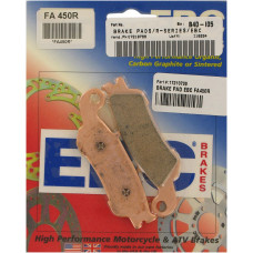 ТОРМОЗНЫЕ КОЛОДКИ Ebc (17210799) FA450R FA-R SERIES SINTERED METAL