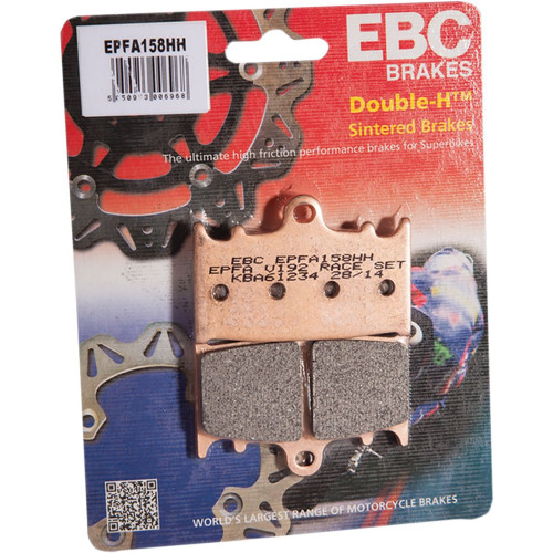 ТОРМОЗНЫЕ КОЛОДКИ Ebc (17210843) EPFA158HH EPFA-HH SERIES SINTERED METAL