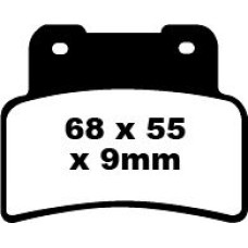 ТОРМОЗНЫЕ КОЛОДКИ Ebc (17210996) FA432HH FA-HH SERIES SINTERED METAL