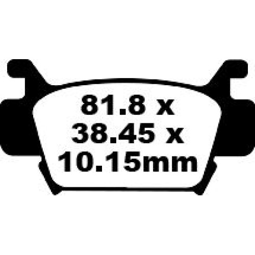 ТОРМОЗНЫЕ КОЛОДКИ Ebc (17211234) карбон FA410TT FA-TT SERIES FIBER ТОРМОЗНЫЕ КОЛОДКИ Ebc (17211234) карбон FA410TT FA-TT SERIES FIBER