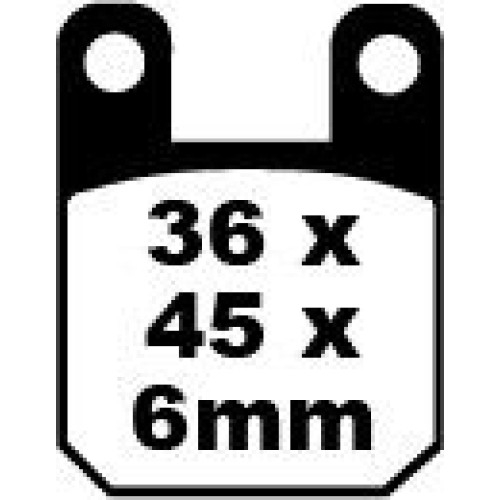 ТОРМОЗНЫЕ КОЛОДКИ Ebc (17211467) SFA115HH SFA-HH SERIES SINTERED METAL
