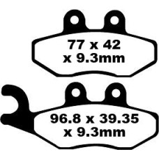 ТОРМОЗНЫЕ КОЛОДКИ Ebc (17211472) SFA353HH SFA-HH SERIES SINTERED METAL